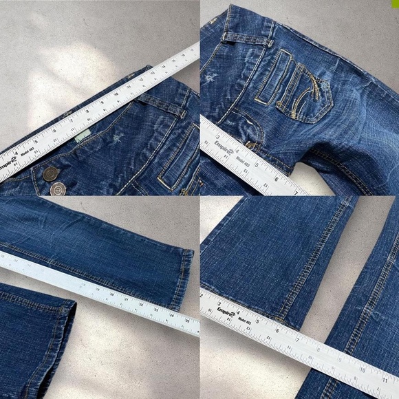 H2J Y2k Low Rise Denim Capris - Picture 7 of 7